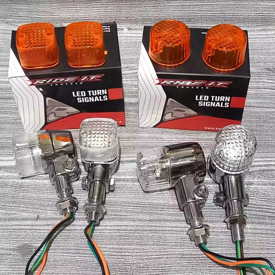 Lampu Sein Led Bulat Palu Kotak Palu Riting LED Ride It CB GL Megapro Tiger