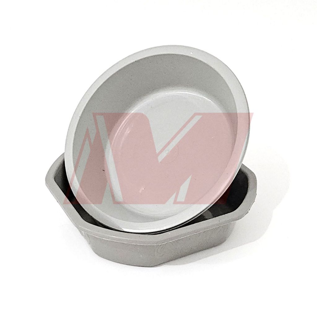 Nimira_Amira 1 Lusin Baskom Plastik Sodan Atau Sesajen Bali Abu-Abu / Baskom Bulat Dan Kotak