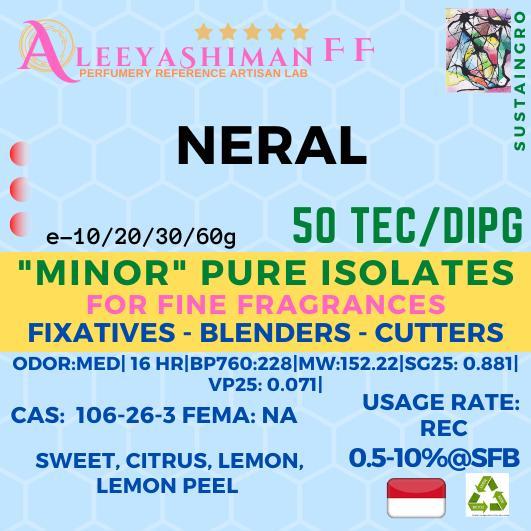 AleeyashimanFF-NER08 – Neral (Citral B): Pure Isolate and/or Aroma Chemical – Perfumery Professional