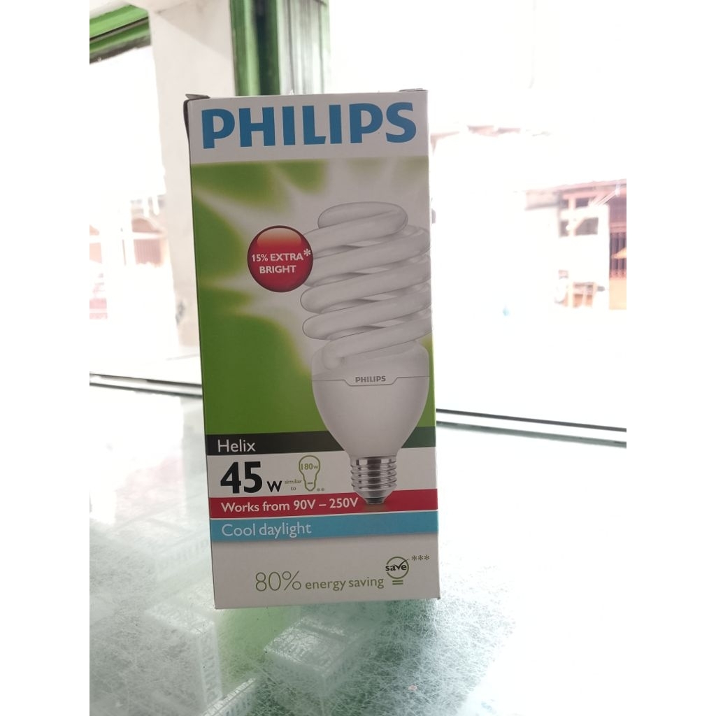 Lampu Philips Helix 45Watt/Lampu Philips Tornado 45Watt/Lampu Philips putih