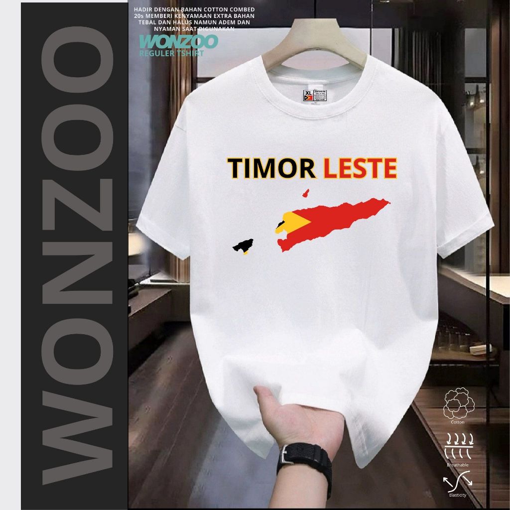 KAOS TSHIRT OLEH OLEH TIMOR LESTE-PREMIUM QUALITY