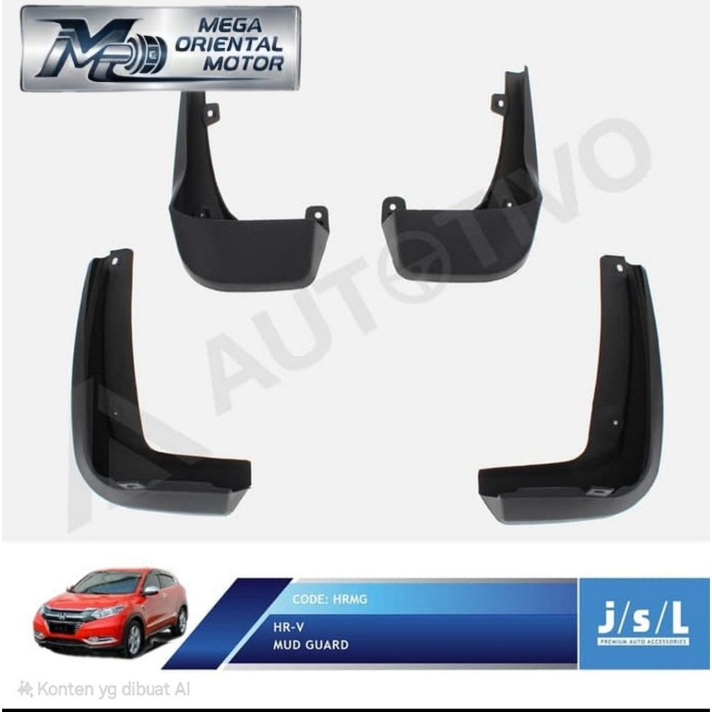 JSL Mudguard / Mud Guard Karpet Lumpur HRV 2015-2021 - Mud Guard Mobil HRV