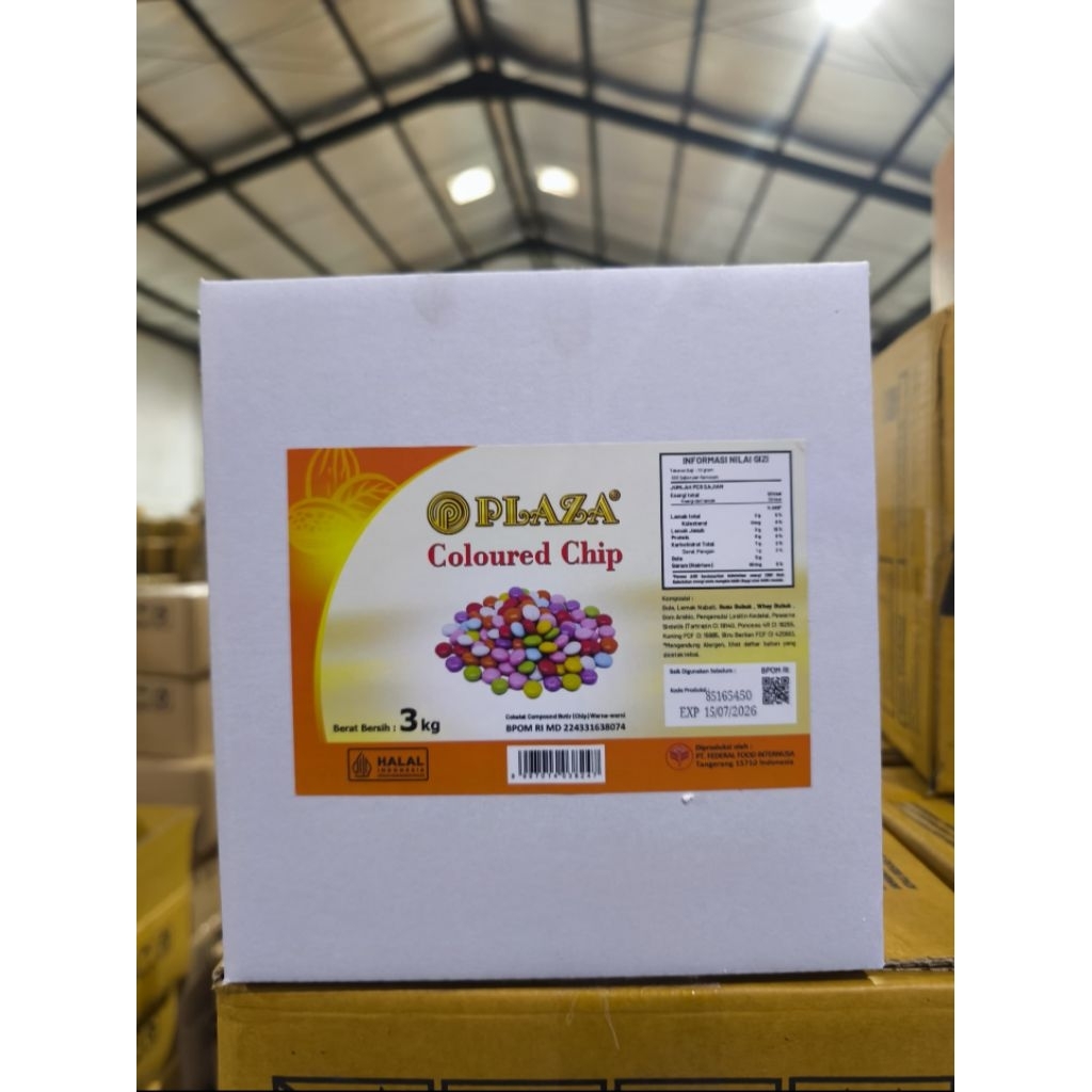 

Chocochips plaza rainbow repack 200gr