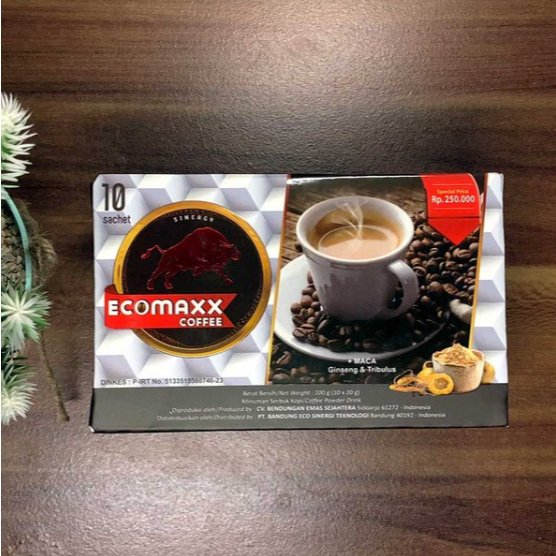

Ecomaxx Coffee Original 100% Kopi Nikmat Penambah Stamina