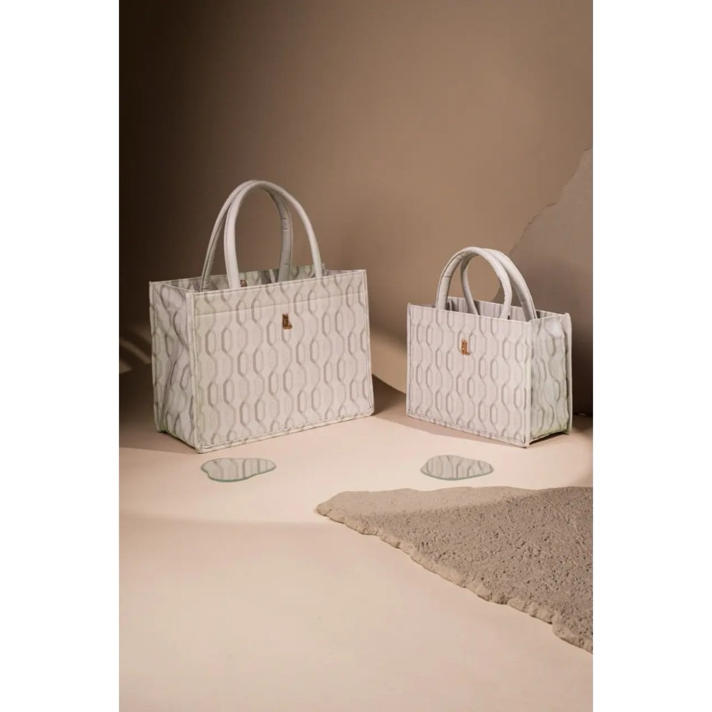 Heylocal Chale Totebag Powder medium baru sale