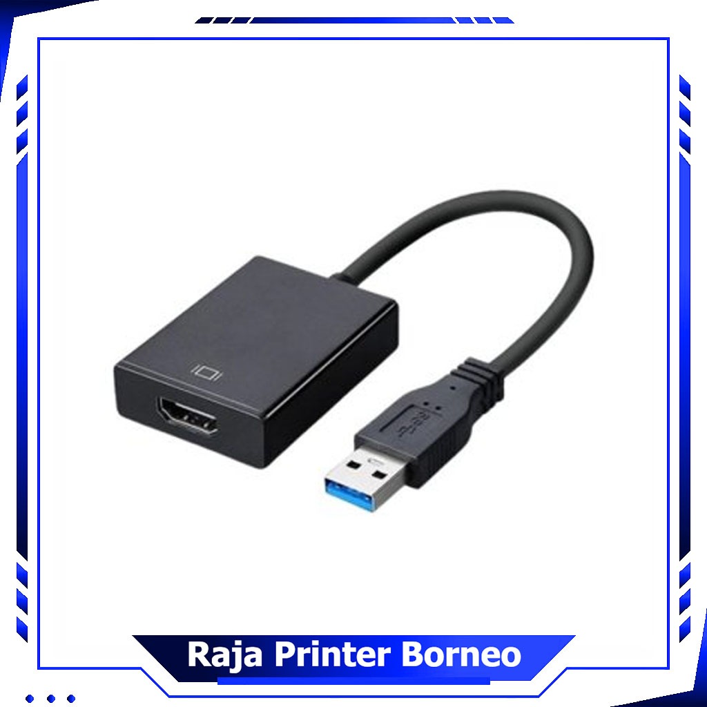 Kabel USB To HDMI Konverter 30 To HDMI Female Adapter