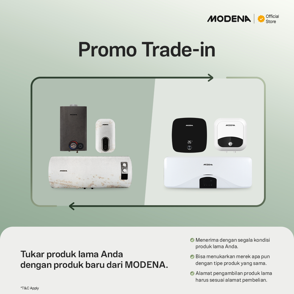 MODENA Trade-in - MODENA ELECTRIC STORAGE WATER HEATER 10L– ES 0105 QCWH