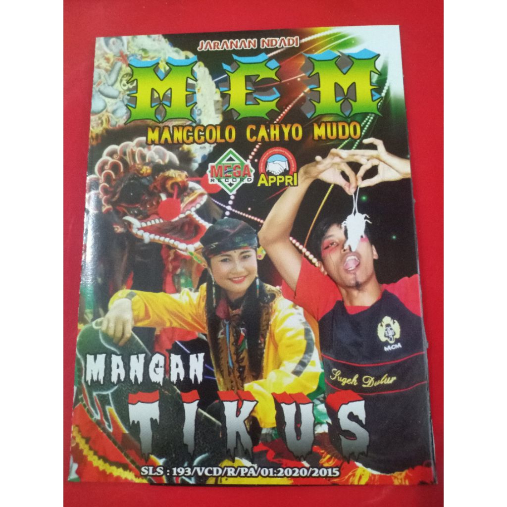 VCD JARANAN MANGGOLO CAHYO MUDO MANGAN TIKUS