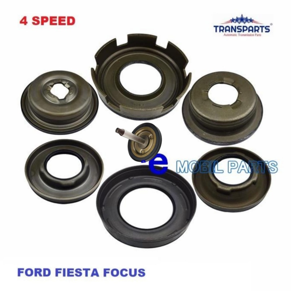 Transparts Bonded Moulded Seal Sil Piston Mangkok Set Kit Matic Matik Transmisi 4F27 4F27E 4 speed F