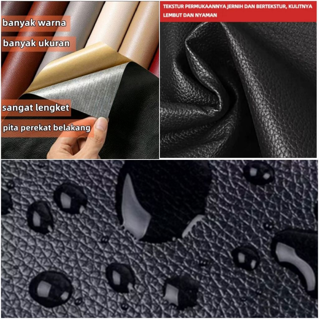 Premium✅️ Stiker kulit jok motor sticker kulit cover repair sofa robek stiker kulit jok mobil dll