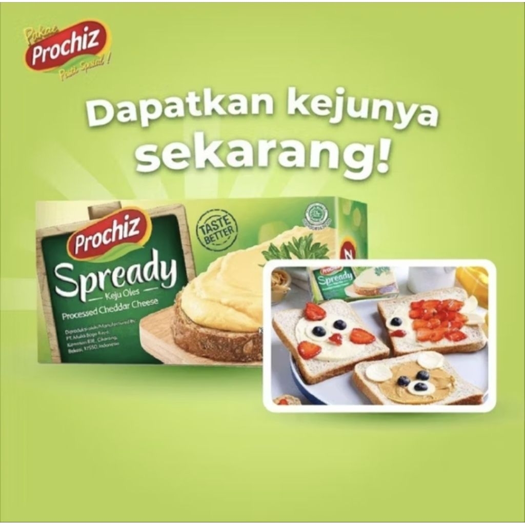 

Keju PROCHIZ Spready Cheese Keju Oles 160 gr