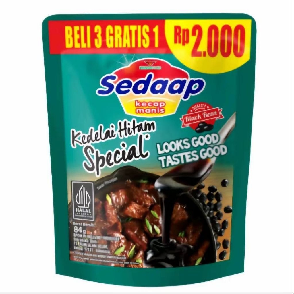 

Isi 10 Pcs Sedap Kecap Manis Kedelai Hitam Spesial Refill Kemasan 2000an
