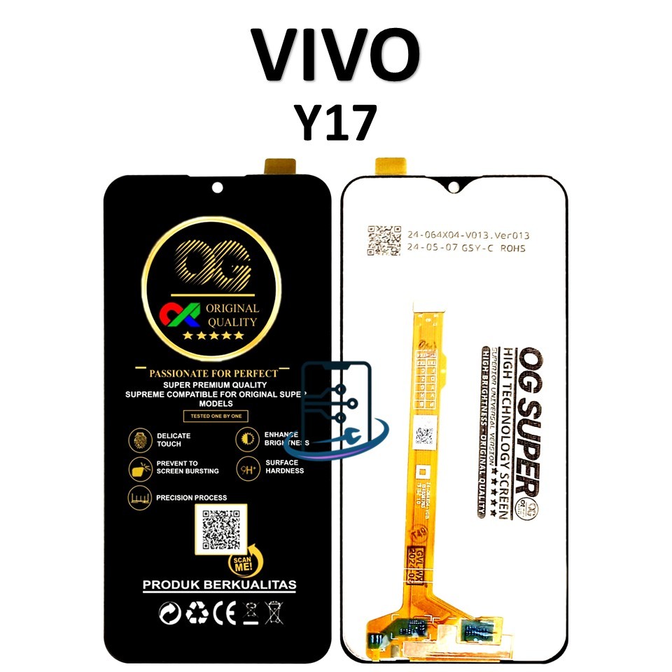 LCD TOUCHSCREEN VIVO Y17 FULLSET ORIGINAL COMPLETE