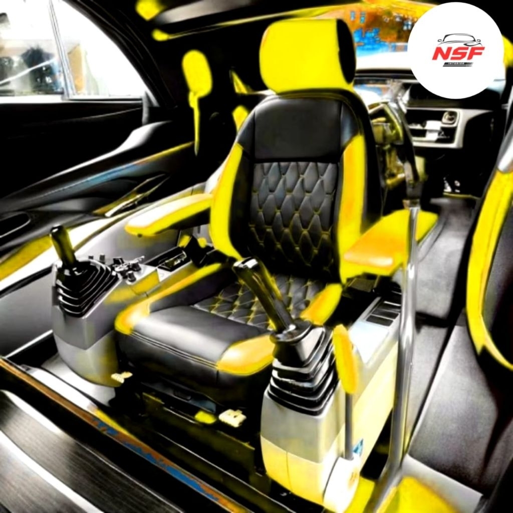 sarung jok alat berat excavator Komatsu,Hitachi,kobelco,sany,cat,volvo dll, Coverjok excavator,lapis