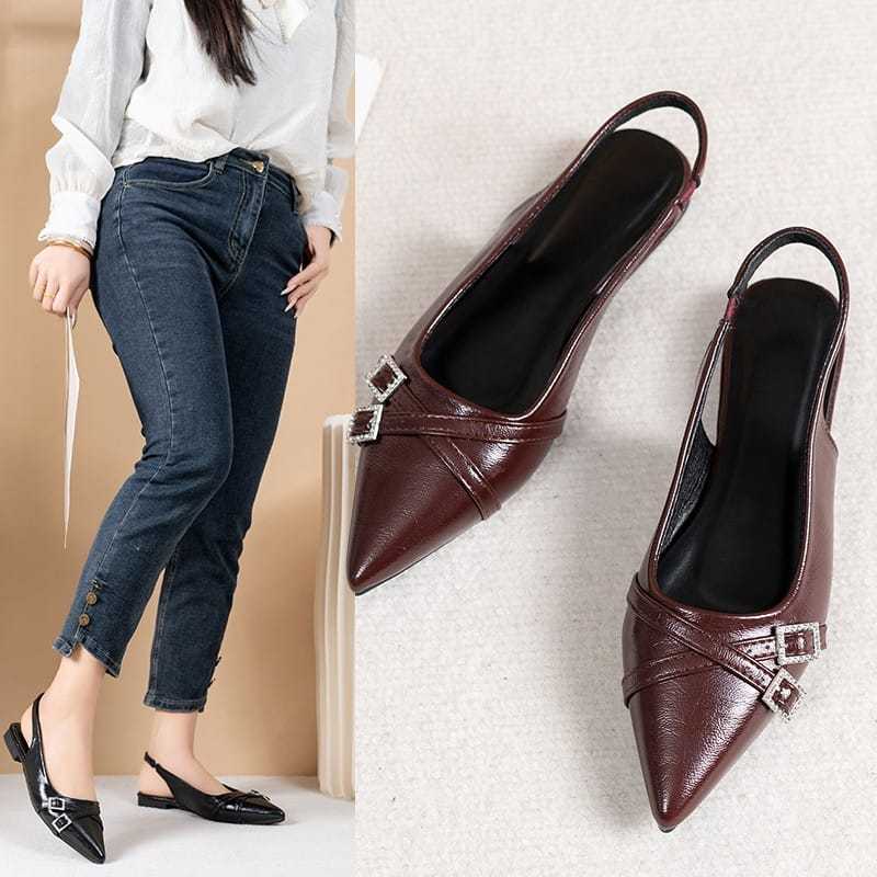 LARISBAGS1 Pinkey Sepatu Mules Wanita Santai Jalan Fashion Korea Sandal Pesta Wanita Simpel Sendal K