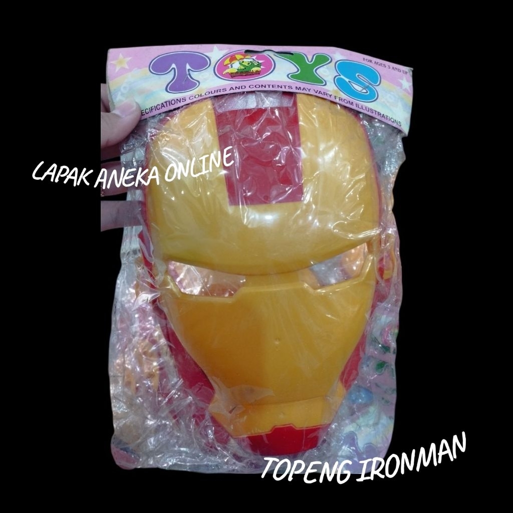 Mainan Anak Karakter Topeng Ironman Topeng anak model Ironman