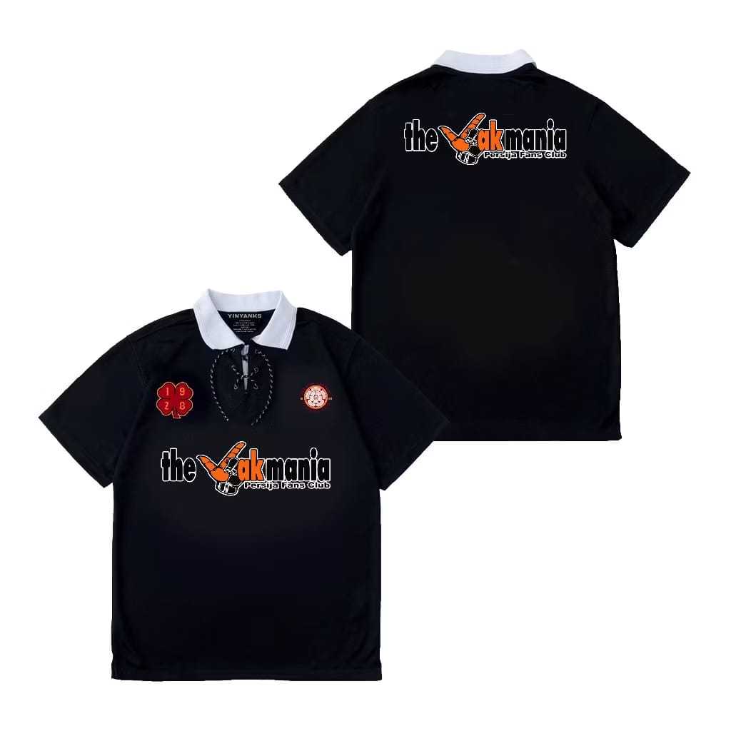 The Getooxs Tshirt - Jersey Retro The Jakmania - Kaos Band Jersey Retro Bahan Milano