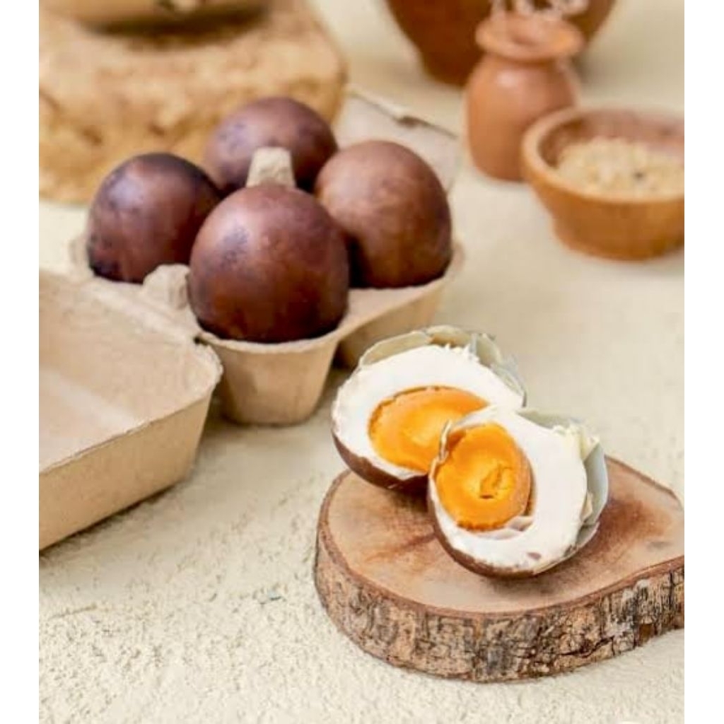 

Telur asin omega bakar asli Brebes ukuran besar telur asin Masir asli telur bebek isi 10 butir