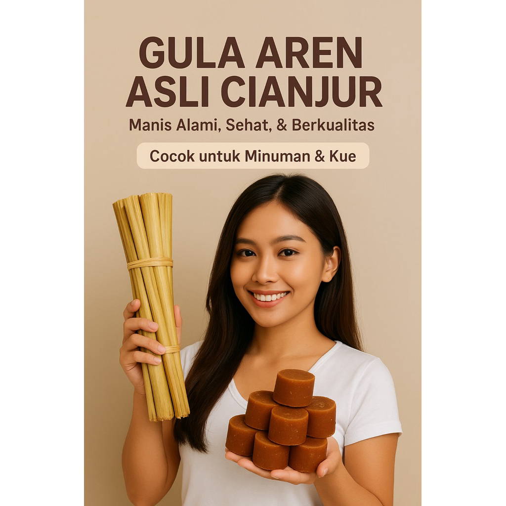 

Gula Aren 1kg Asli Premium – Manis Alami, Sehat & Tanpa Bahan Kimia