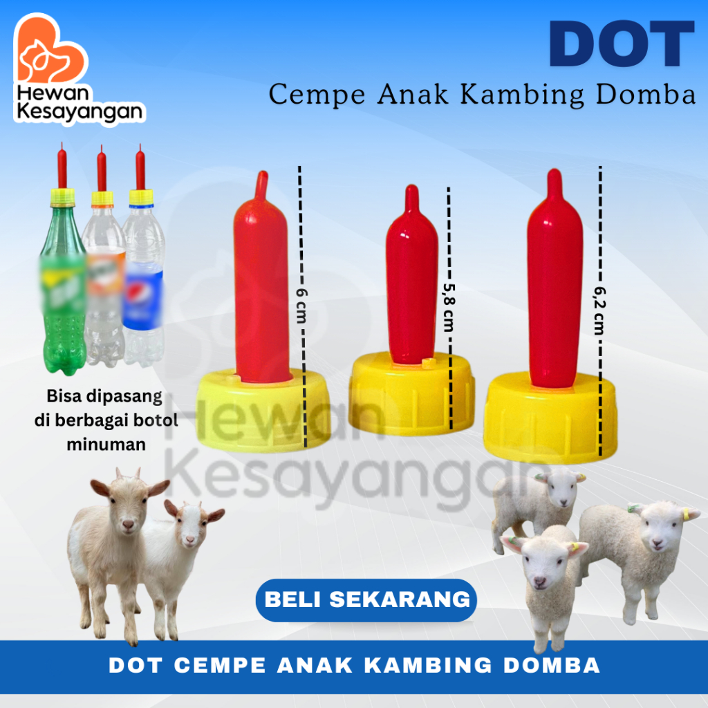 Dot Botol Susu Cempe Anak Kambing Domba Dll / Dot Kambing