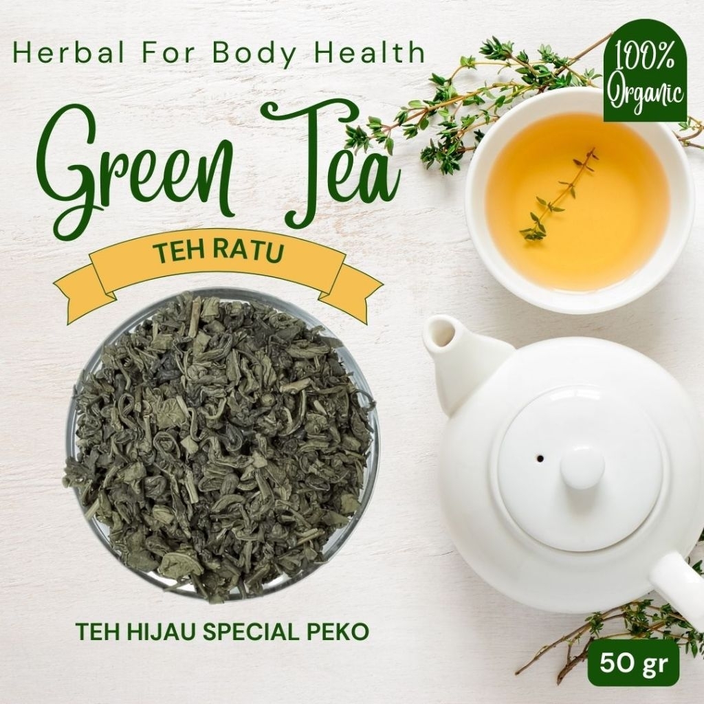 

TEH HIJAU SPECIAL PEKO GREEN TEA TEH RATU (PREMIUM)