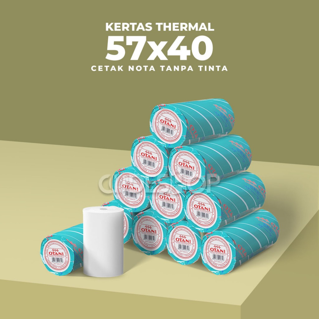 Kertas Thermal Otani 57x40 Untuk Mobile Printer 58