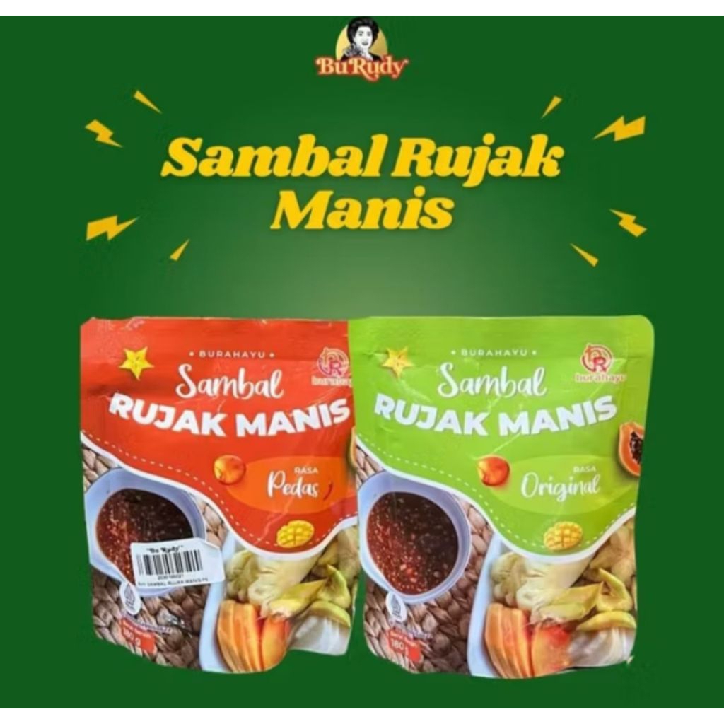 

Bumbu rujak manis Bu Rahayu 180 gram / Bumbu rujak manis burahayu 180 gram