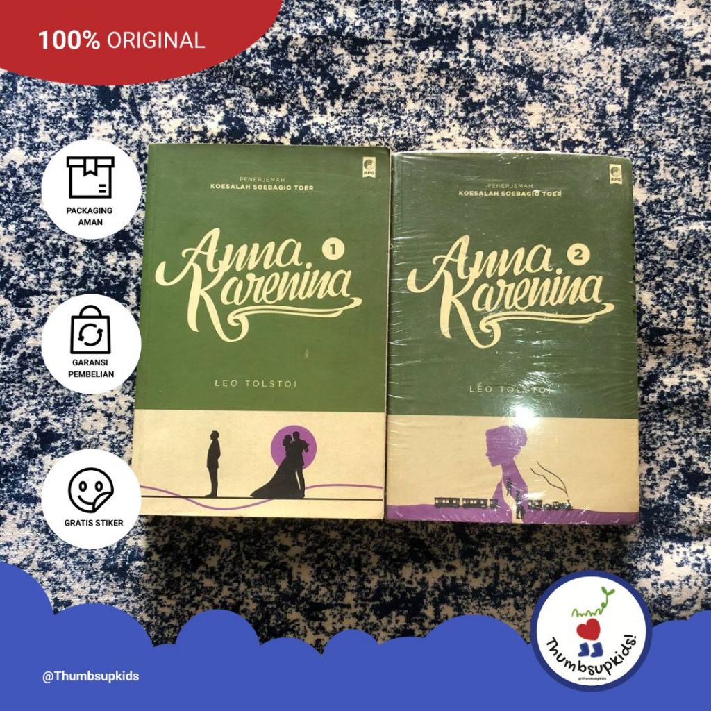 Thumbsupkids - Anna Karenina 1 & 2 By Leo Tolstoi - KPG