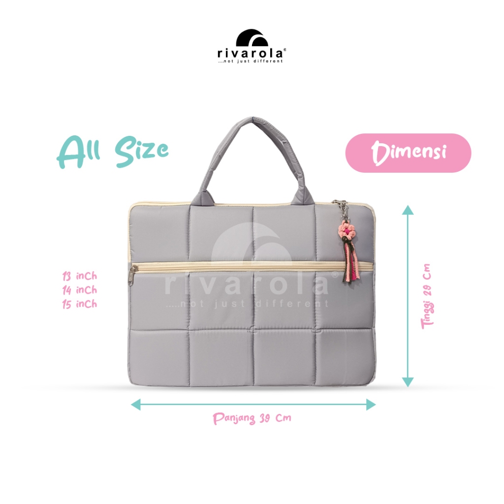 PROMO TERBARU PROMO TERBARU TAS LAPTOP PUFFY SPLASHPROOF TAS TOTEBAG SOFTCASE LAPTOP JINJING PRIA