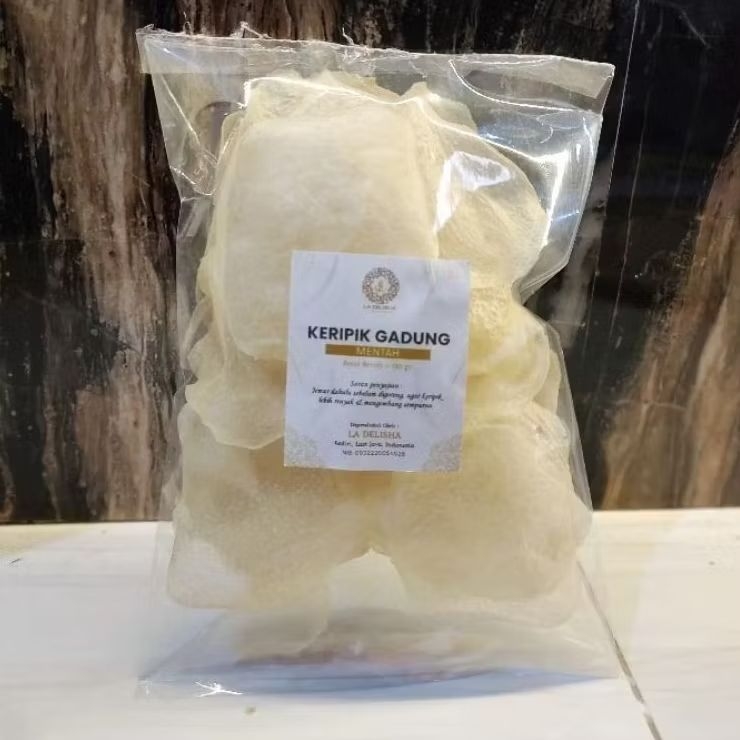 LA DELISHA Keripik Gadung Mentah Super Tipis