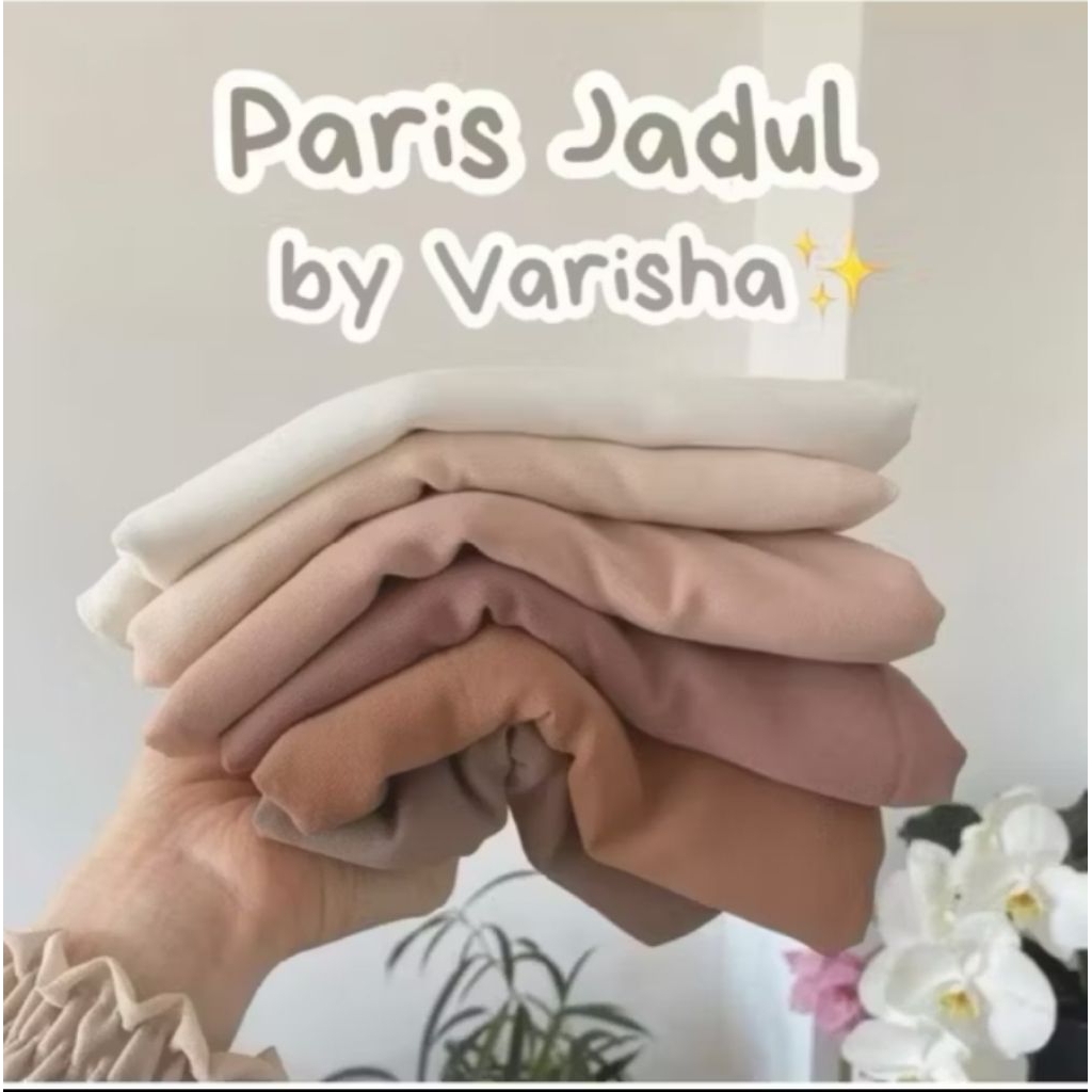 GROSIR TERMURAH Kerudung Varisha Paris Jadul Hijab Polos COD