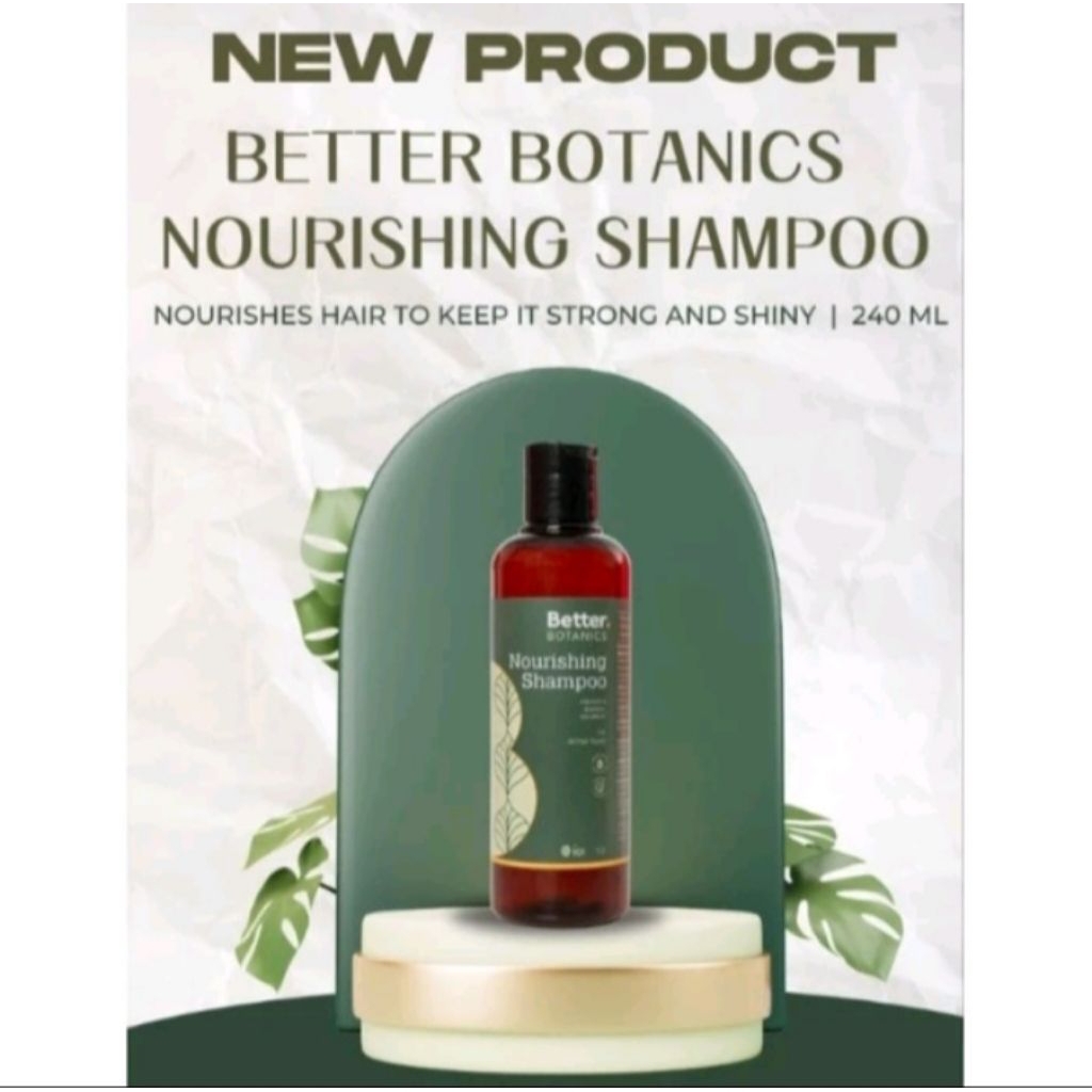 shampoo bee botanics / shampoo better botanics asli