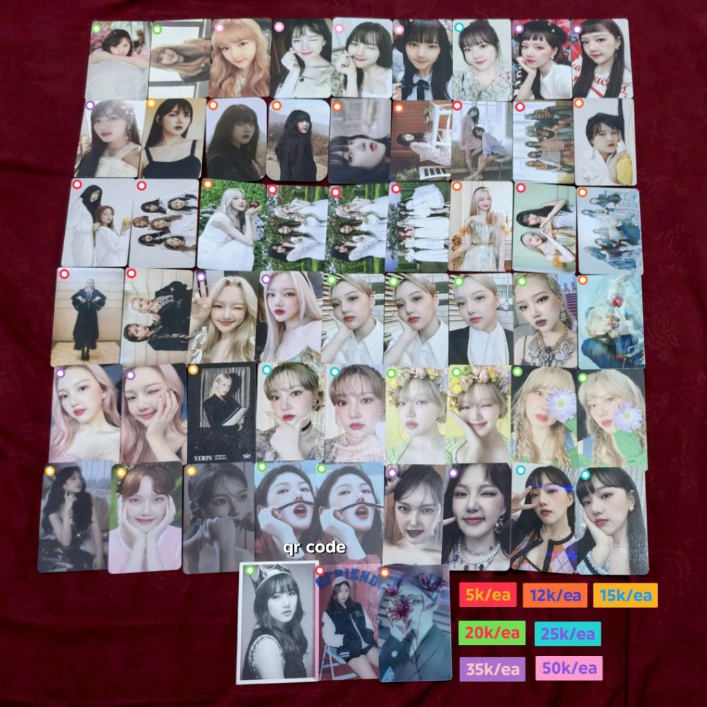 [WAJIB CO BUNGKUS] SALE GFRIEND VIVIZ pc yerin sinb eunha umji sowon yuju grup pob ready set love ar