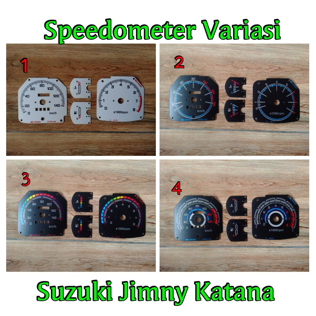 Papan Speedometer Jimny Katana Jeep Panel Spidometer Variasi Car Dashboard