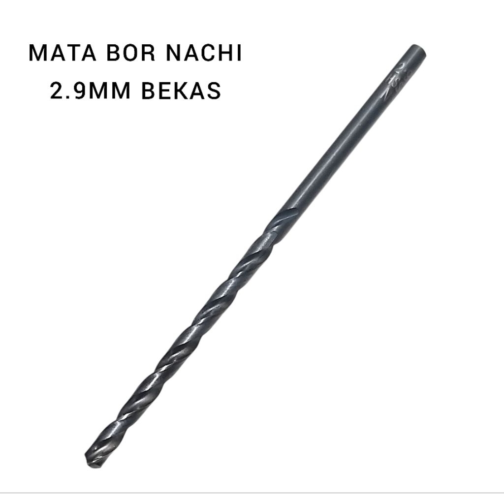 drill mata bor 2.9 mm nachi mata bor hss 2.9mm bekas rasa baru