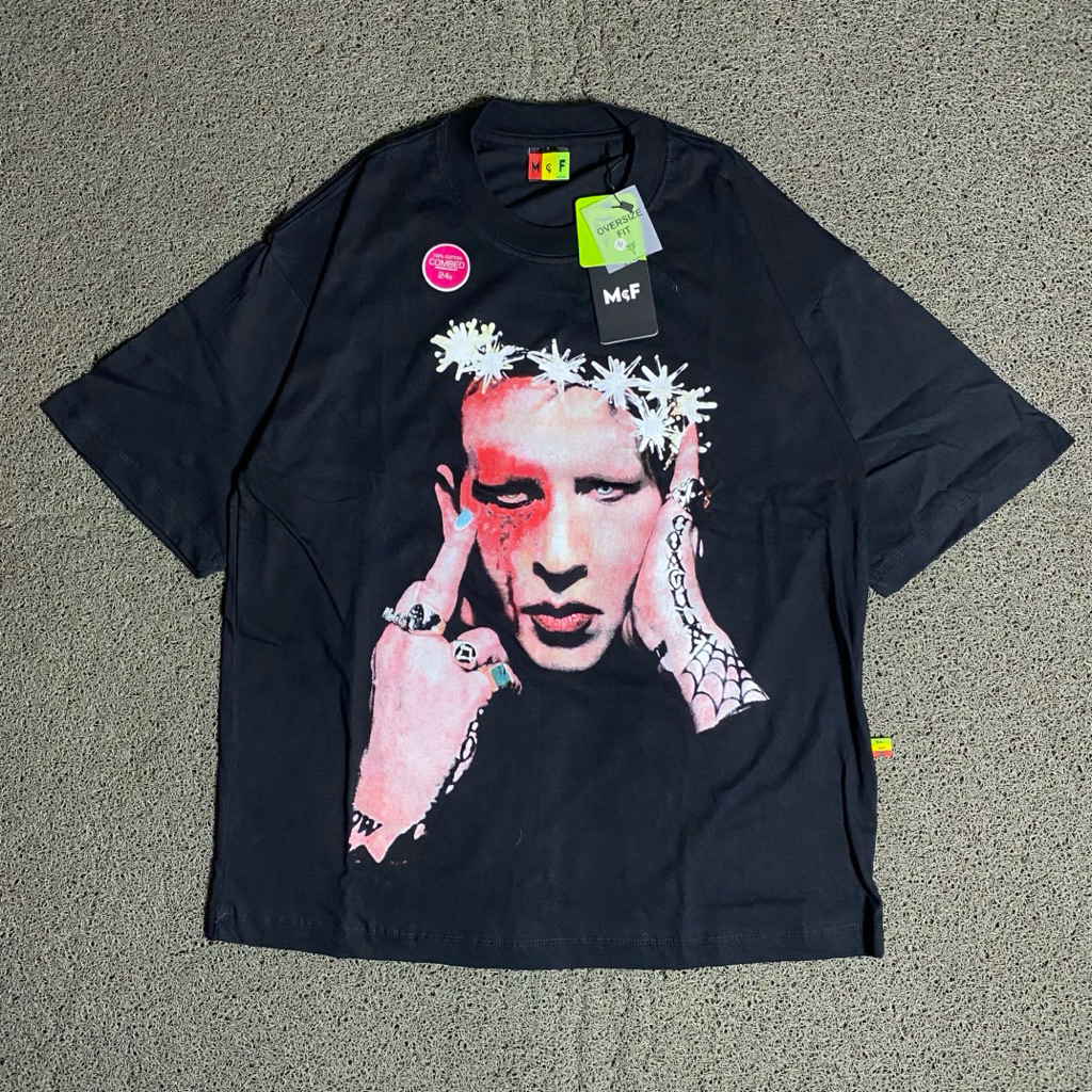 TSHIRT KAOS OVERSIZE MCF SUPPLY CO ORIGINAL Marilyn Manson