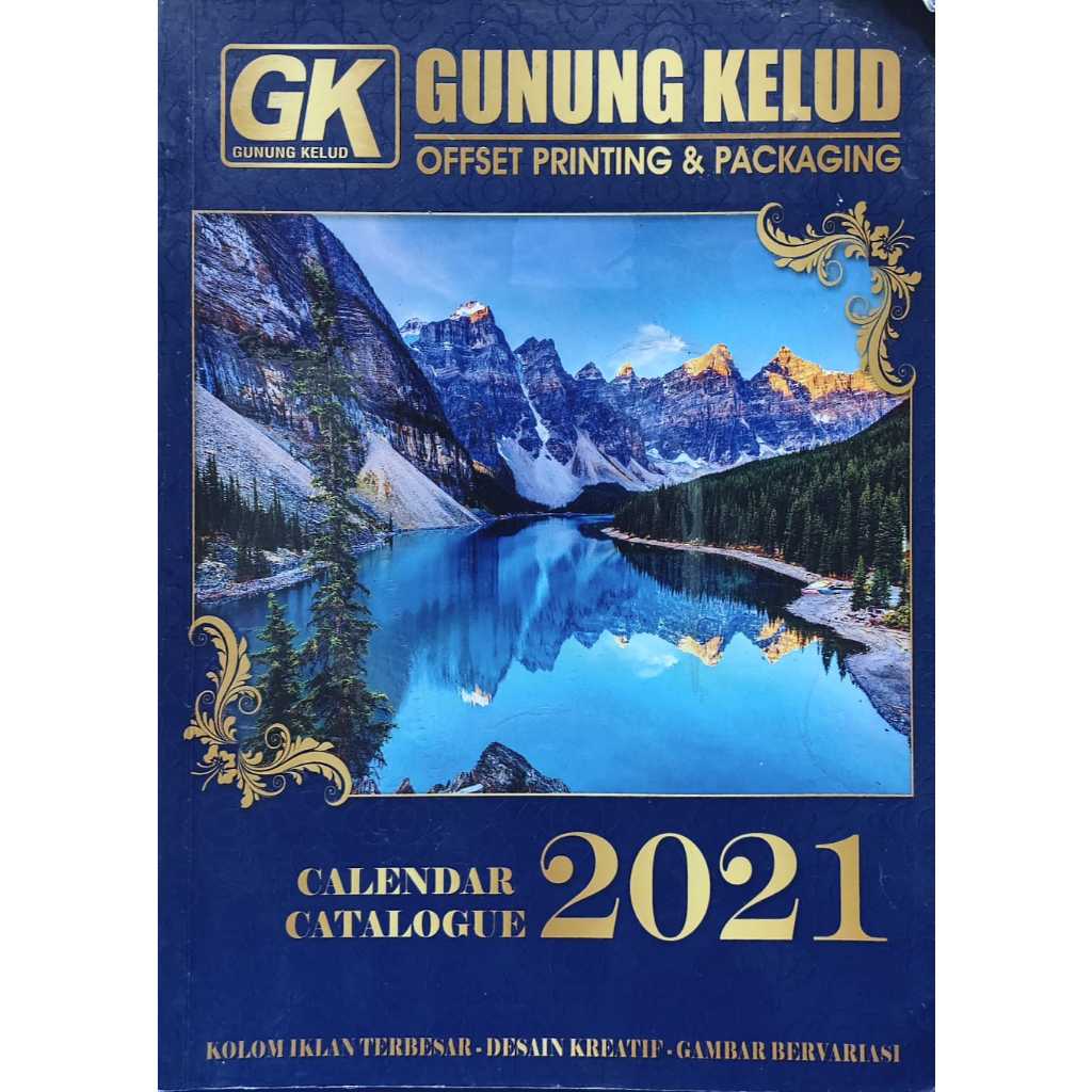 BUKU KATALOG KALENDER 2021 GUNUNG KELUD