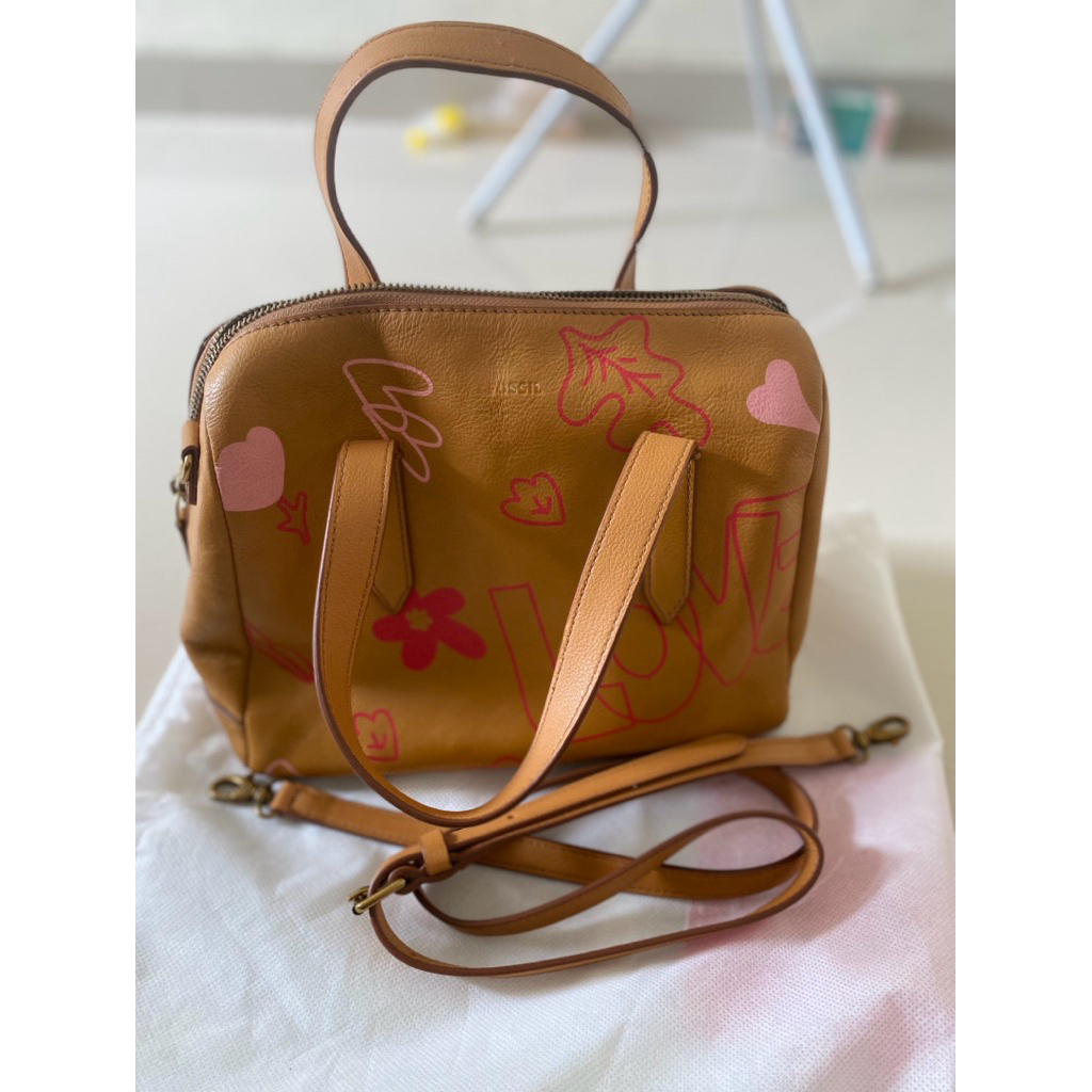 Tas Wanita Fossil Preloved Original