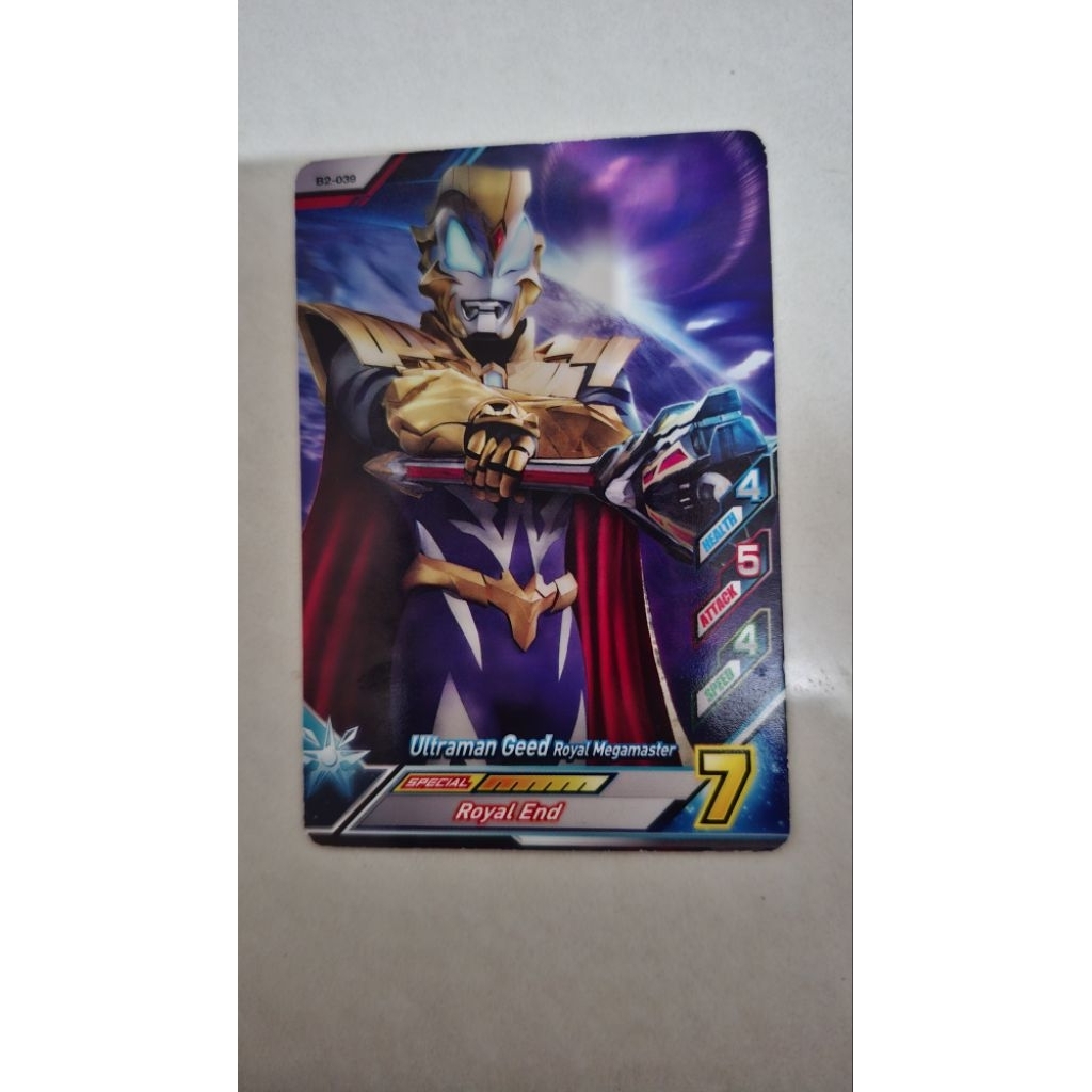 Kartu Ultraman Fusion Fight Ver 2 Ultraman Geed Royal Megamaster