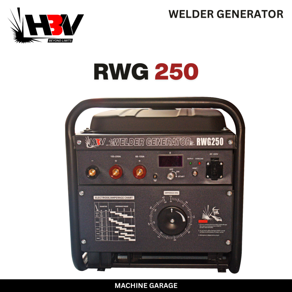 Welder Generator RWG250 Generator Las HBV
