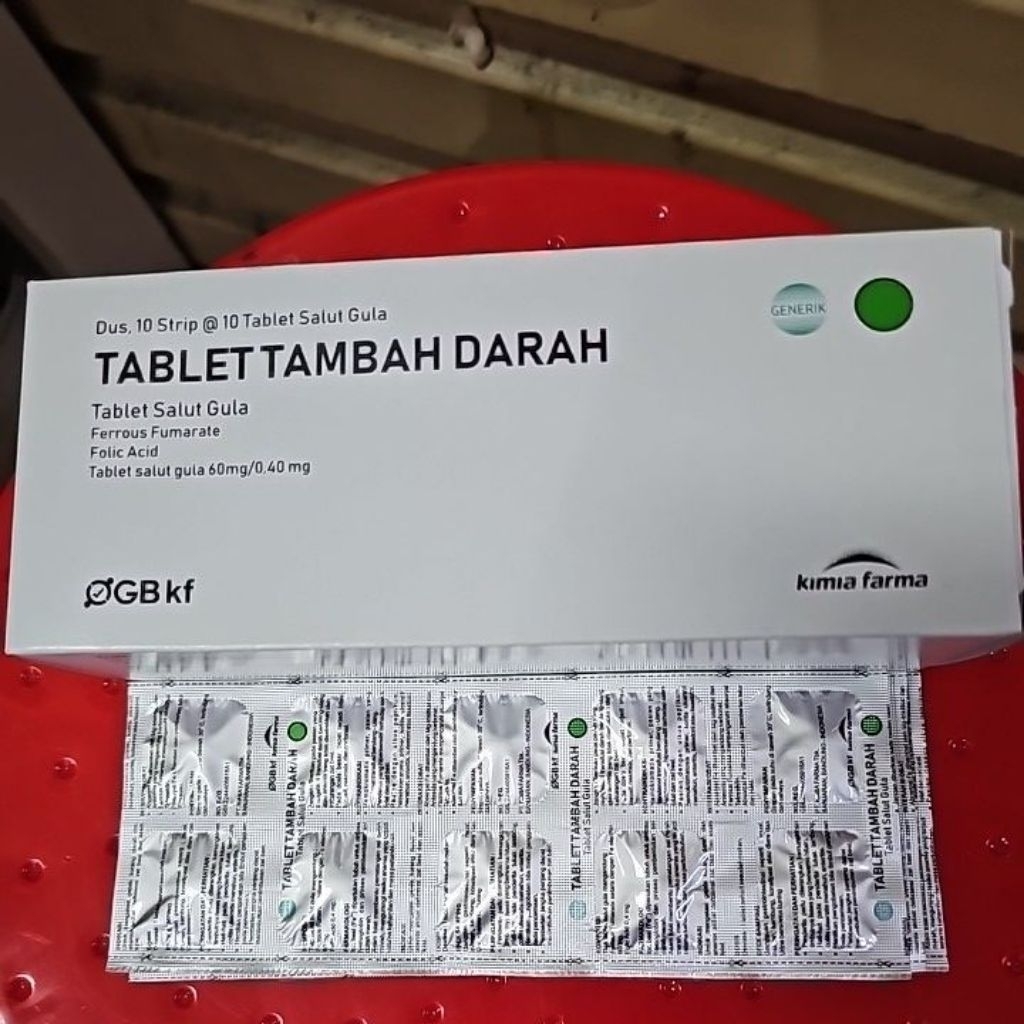 tablet tambah darah kimia farma strip
