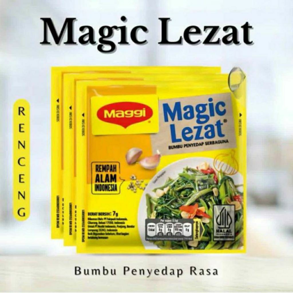 MAGGI MAGIC LEZAT renceng kemasan 10+1 / MAGGI MAGIC LEZAT SACHET
