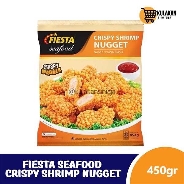 

Fiesta Seafood Crispy Shrimp Nugget 450 Gram