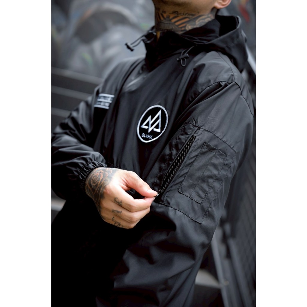 Jaket Cagoule Outdoor Parasut Pria Distro Original Salvio Hexia | Jaket Hoodie | Jaket Gunung | Jake