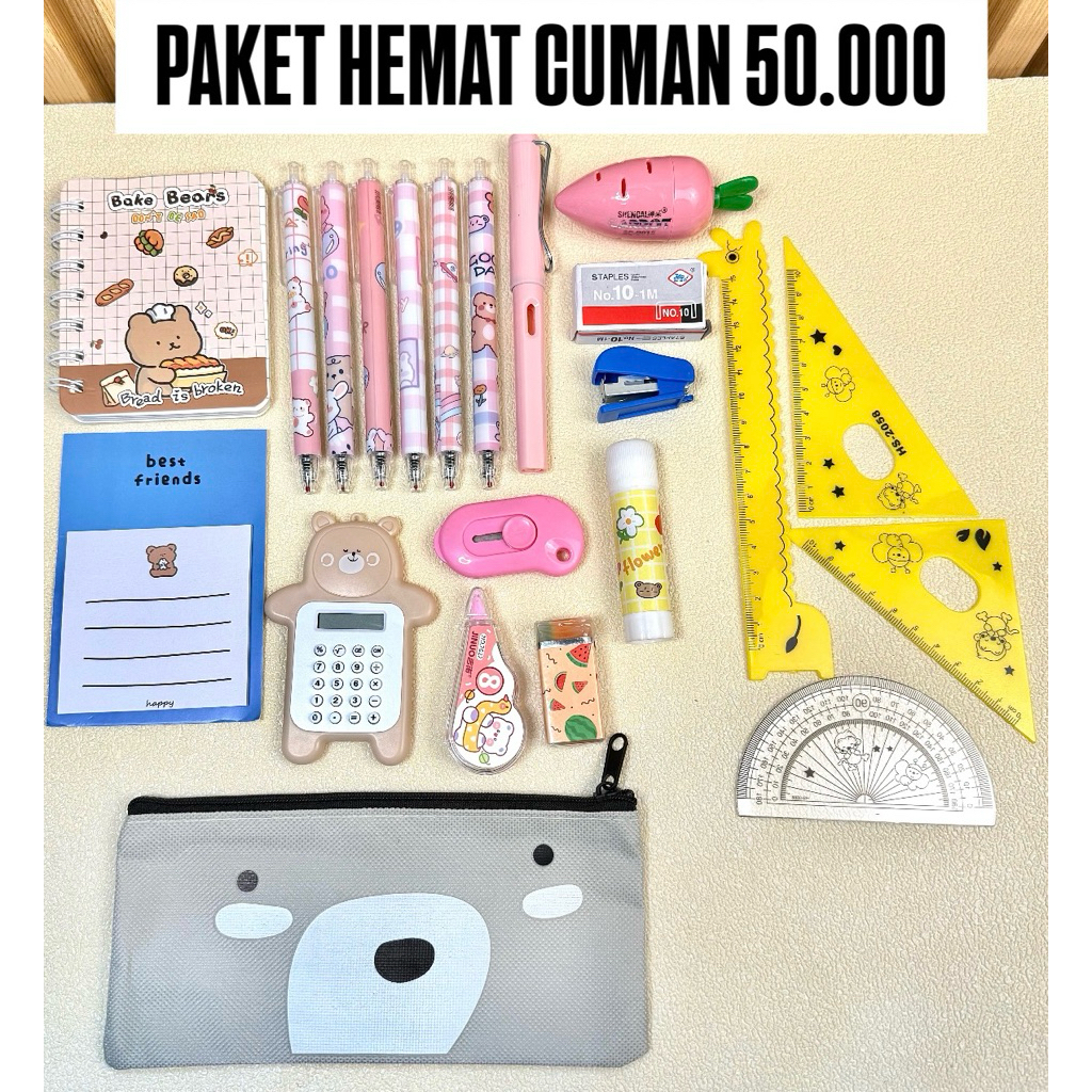 

[DWCORNER] Paket Alat Tulis Hemat 30rb dan 50rb | Paket Alat Tulis Set | Paket Alat Tulis Dapat Banyak