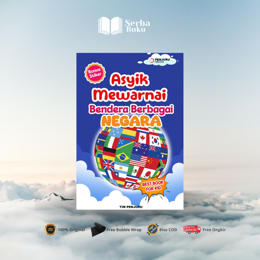 Buku Asyik Mewarnai Bendera Bendera Negara