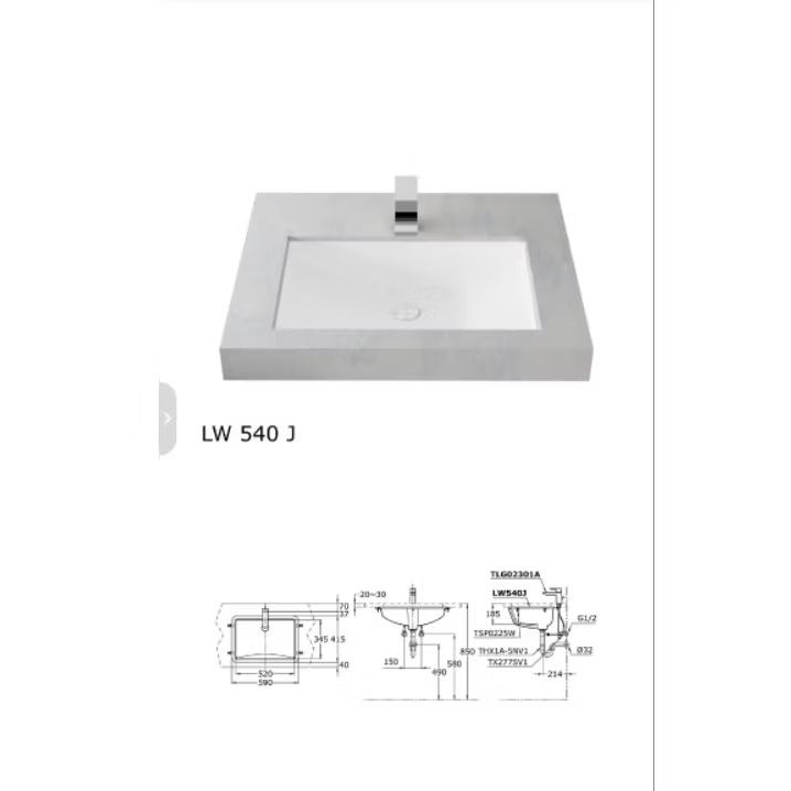 LW 540 J/WF, Original Toto