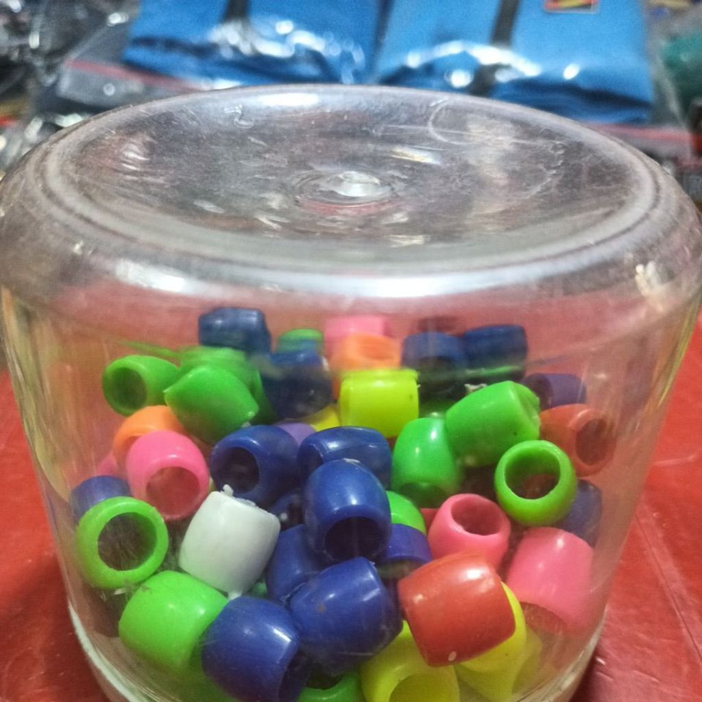 RING BURUNG DARA PLASTIK BUKA TUTUP DAN BAKU