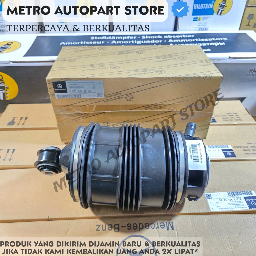 BALON AIRSUSPENSION BELAKANG A2113201625 MERCEDES BENZ W211 W219 E280 CLS ORIGINAL