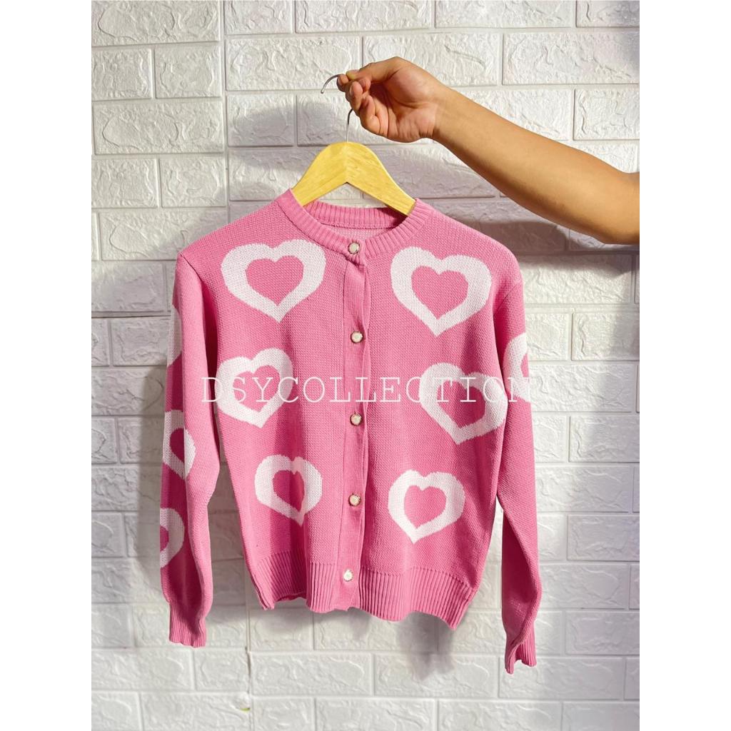 Sweater Rajut Wanita Motif Bunga | Fashion Cute Korea Style Atasan Rajut Wanita | Knitwear Casual